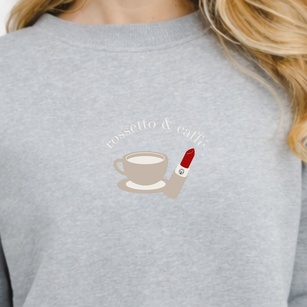 Sweater rossetto & caffé offwhite