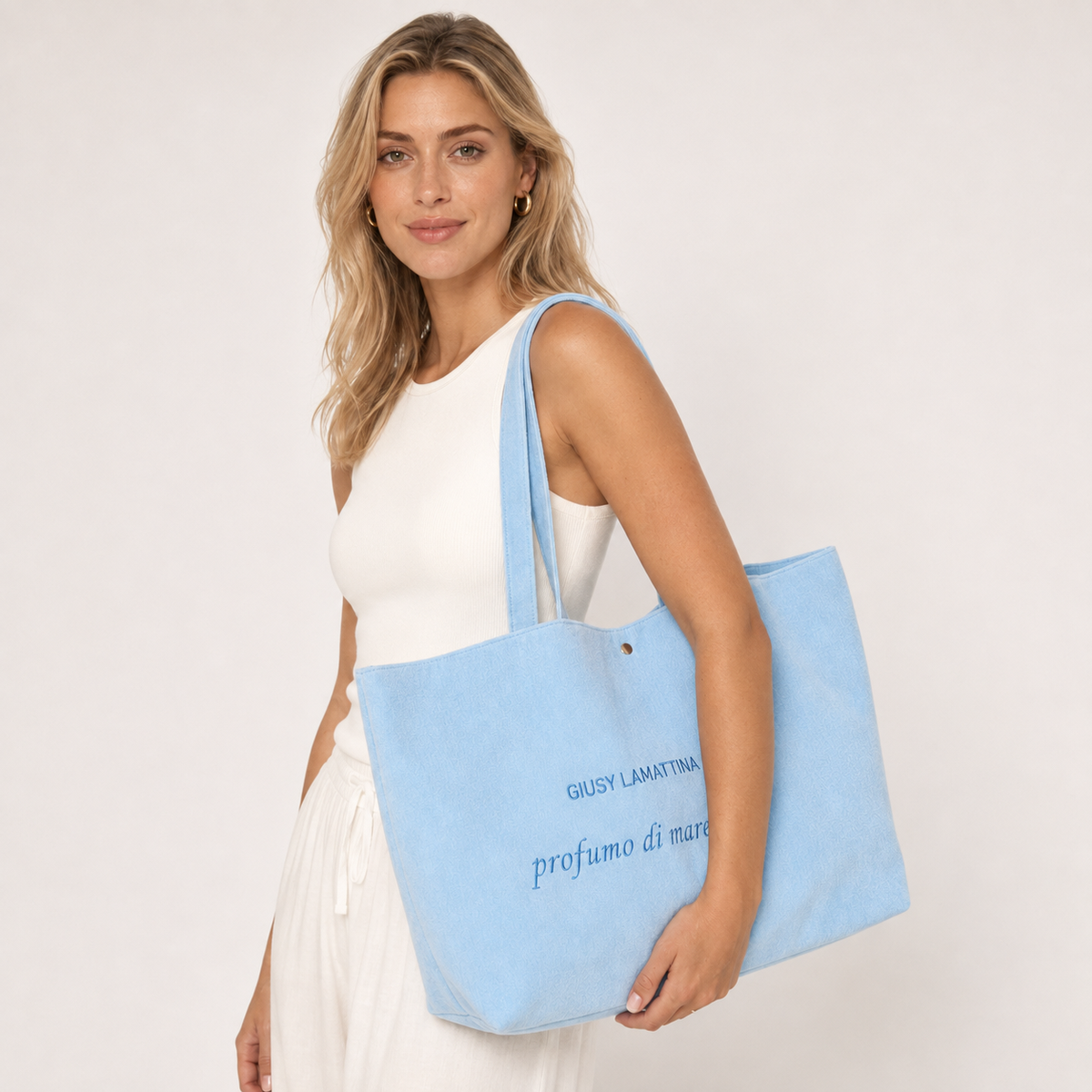 Beach Bag profumo di mare - Blu Capri