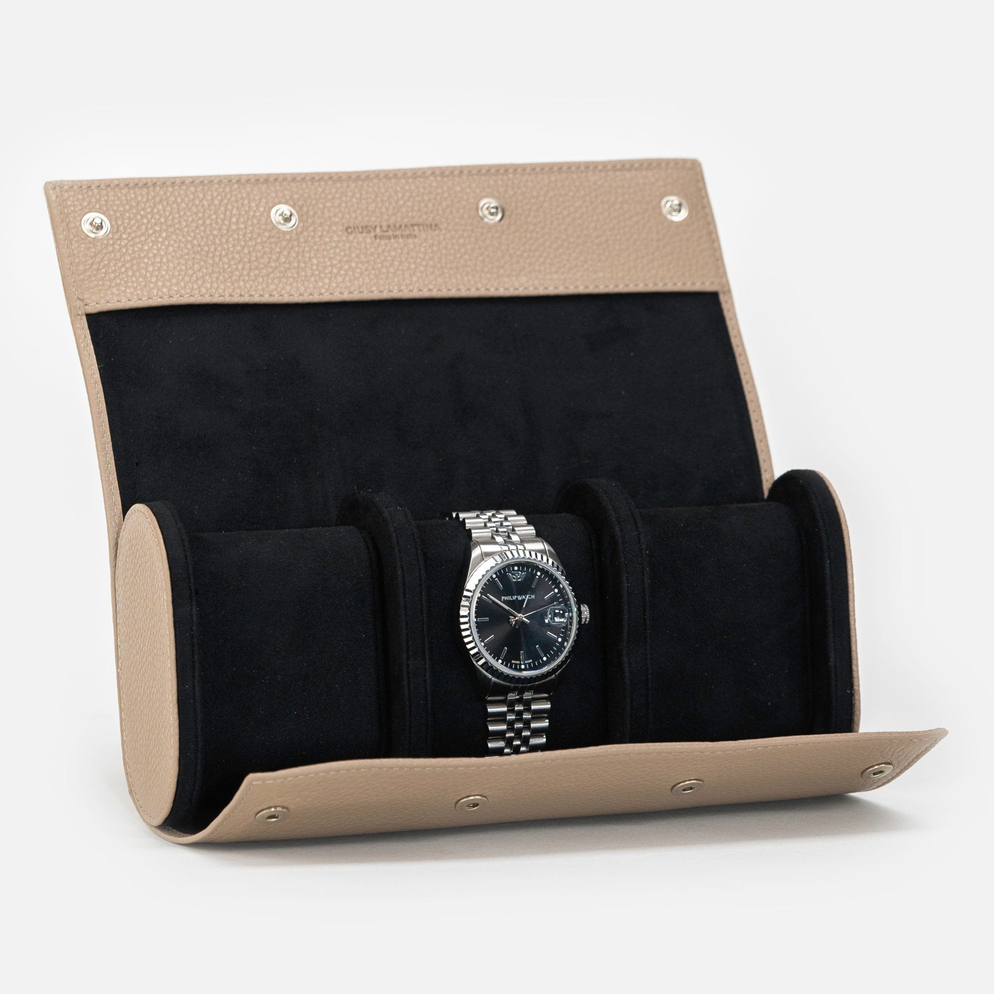 Luxus Uhren-Etui aus feinstem Kalbsleder - Giusy Lamattina