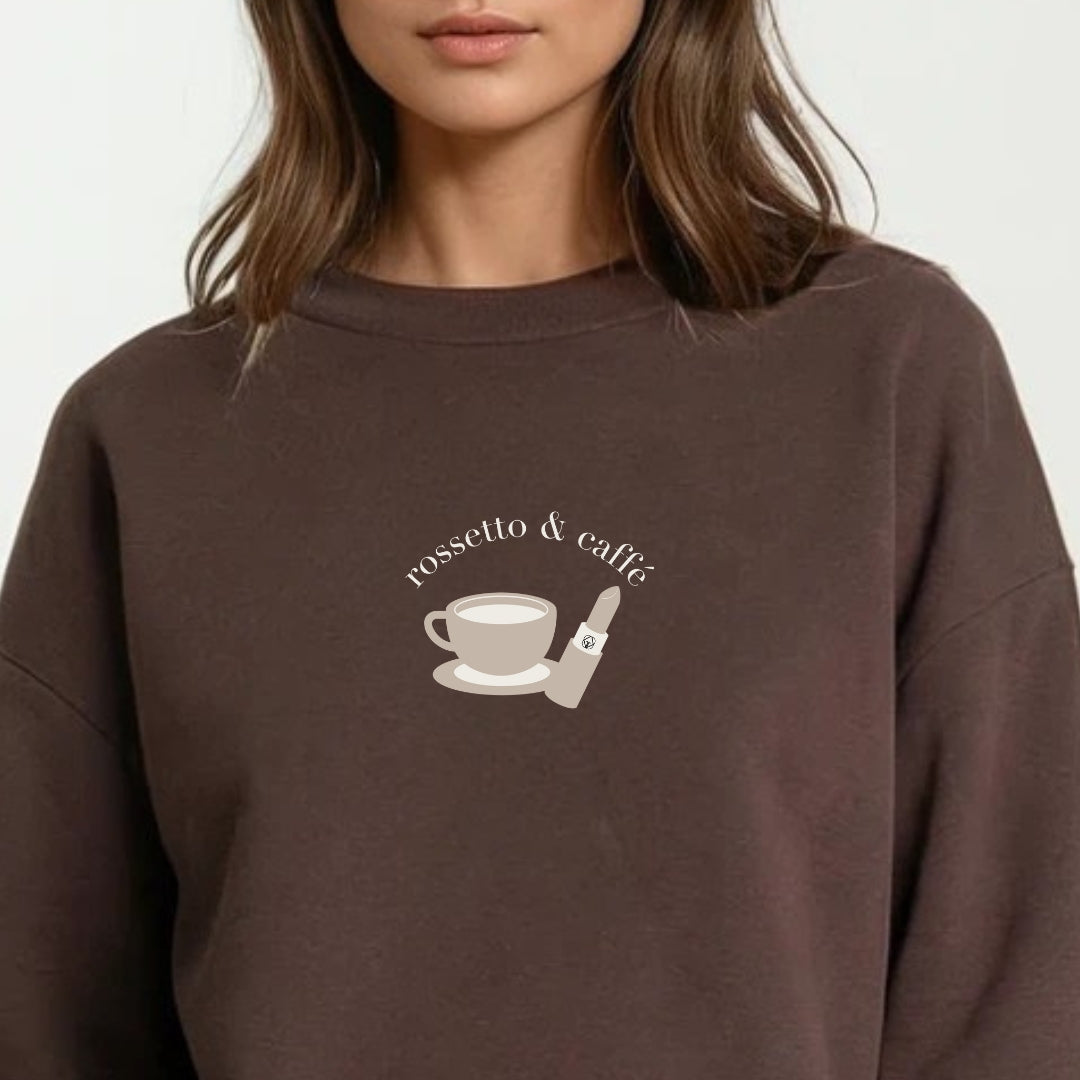 Sweater rossetto & caffe' Brown