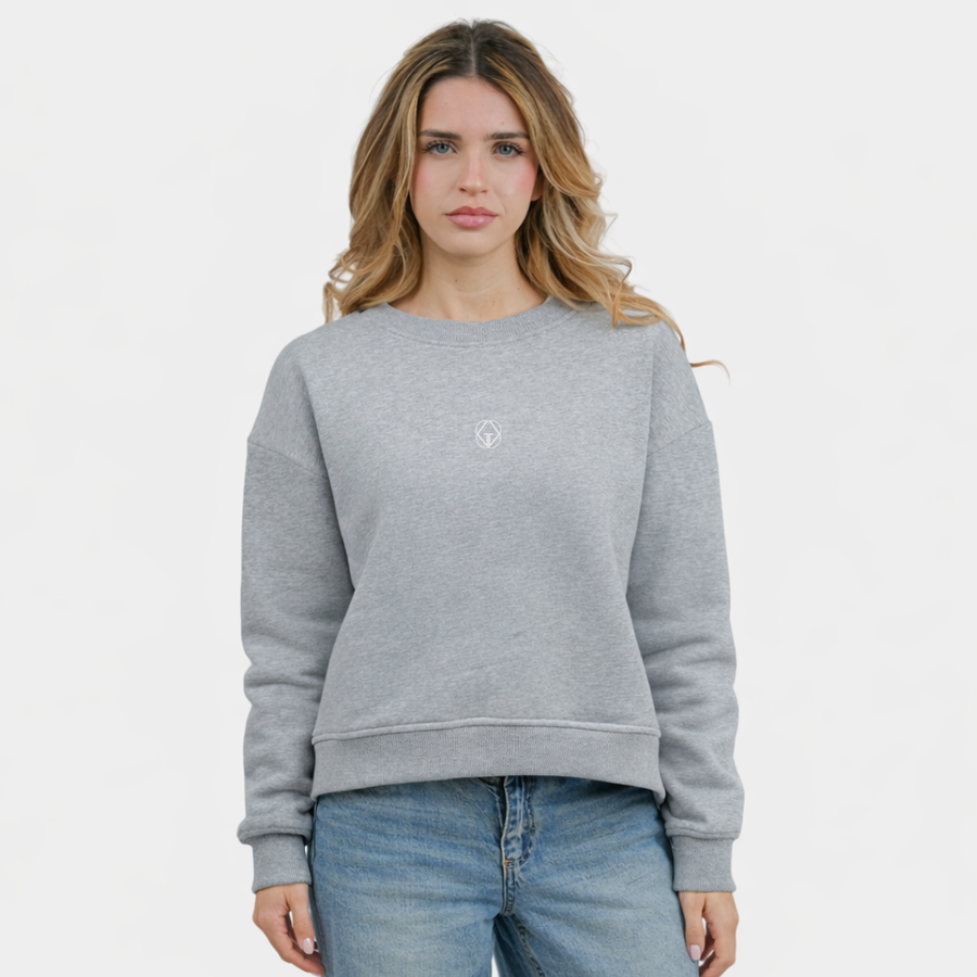Sweater Signature Grey Melange