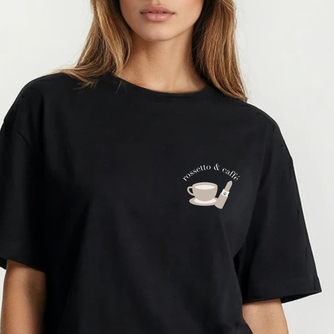 T-Shirt rossetto & caffe' Black