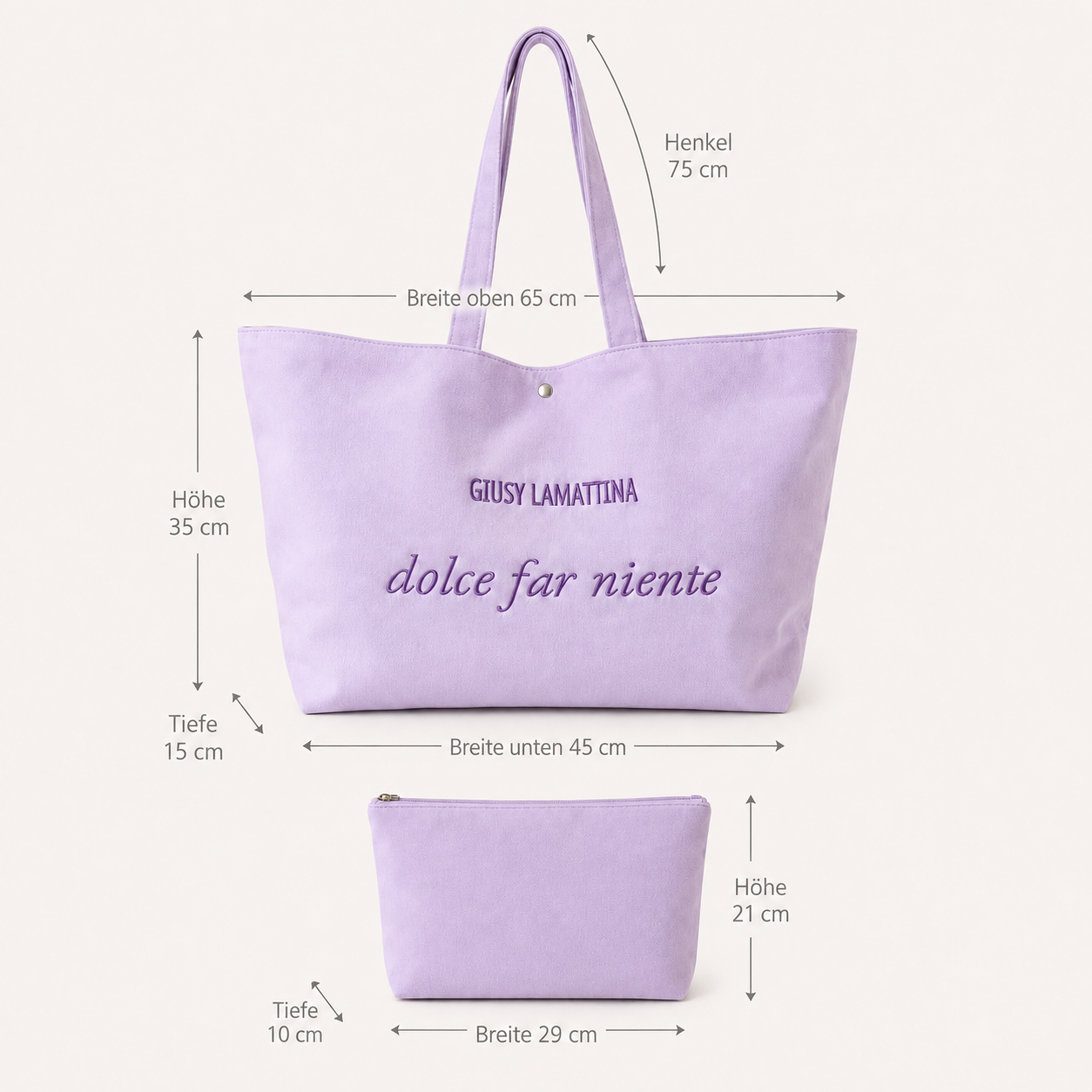 Beach Bag Dolce Far Niente – Lilla Sogno
