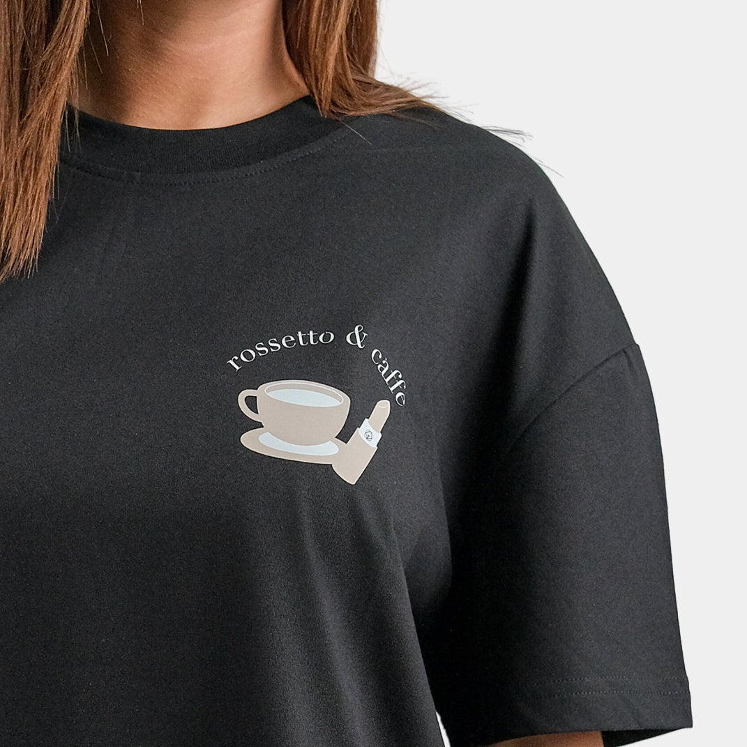 T-Shirt rossetto & caffe' Offwhite