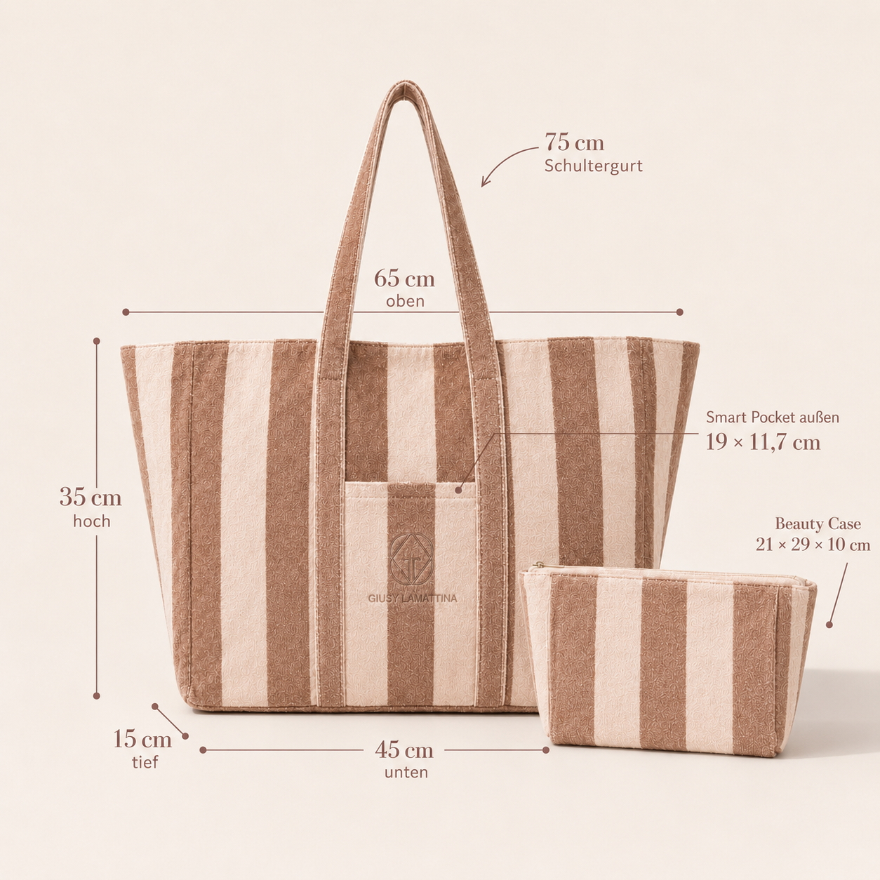 Beach Bag — Crema Caffè