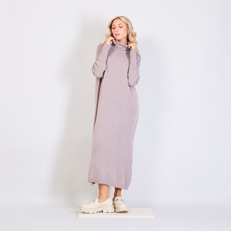 Strickkleid mit Rollkragen - Giusy Lamattina
