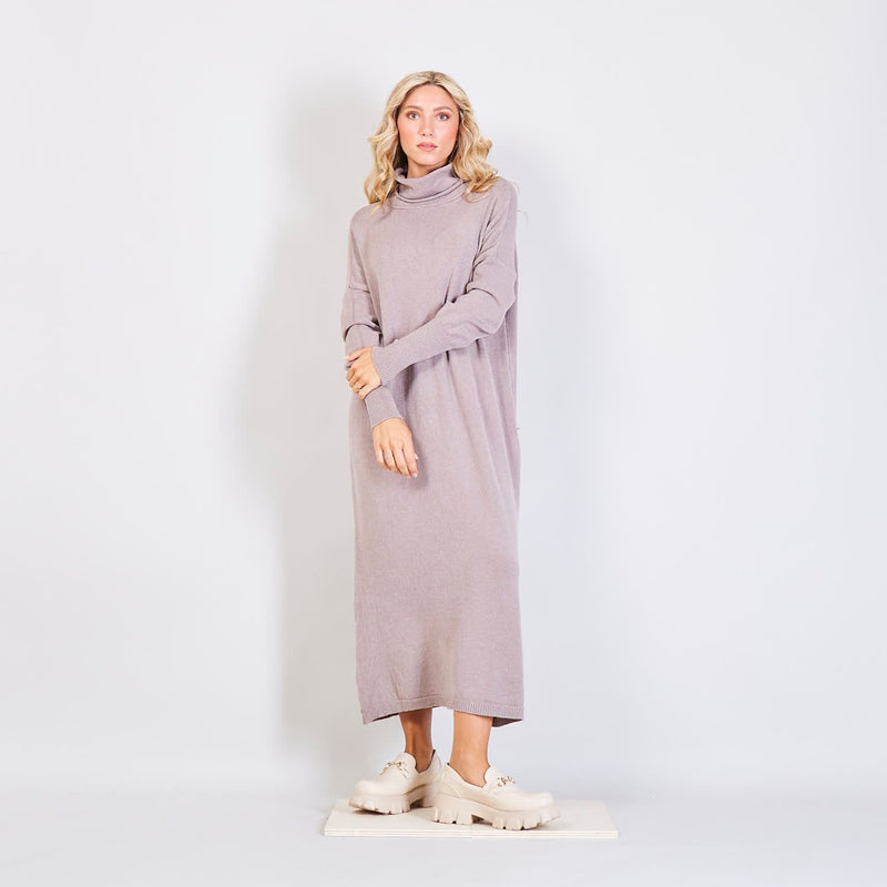 Strickkleid mit Rollkragen - Giusy Lamattina