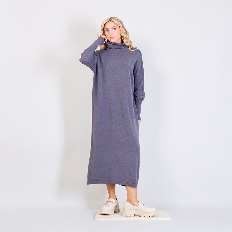 Strickkleid mit Rollkragen - Giusy Lamattina