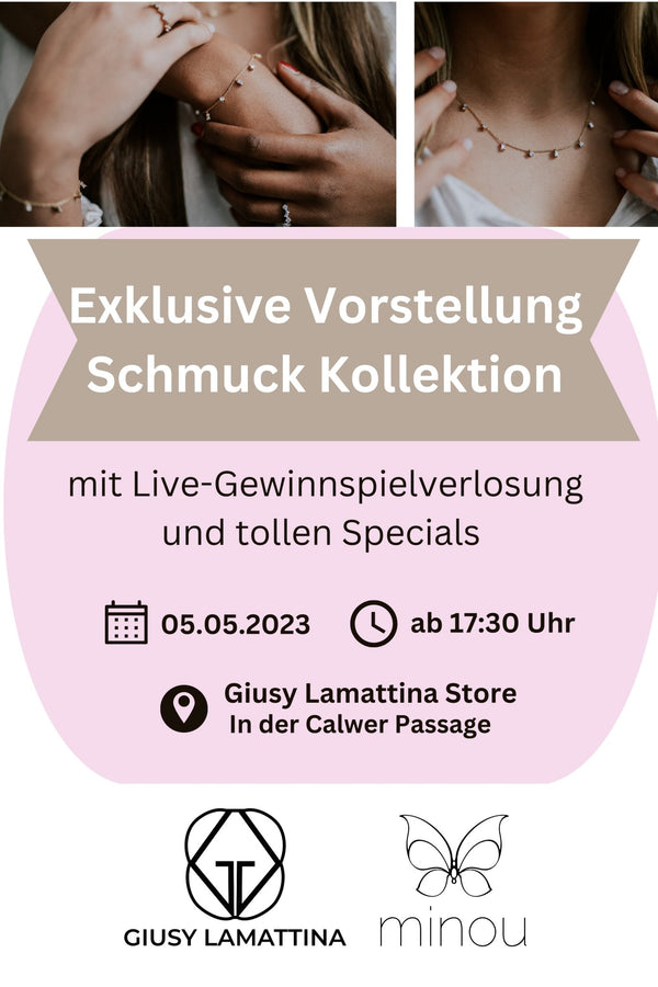 Ticket zur Schmuck-Kollektionsvorstellung am 05.05.23 in Stuttgart - Giusy Lamattina